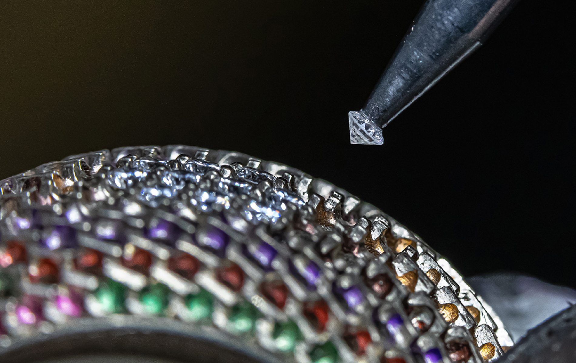 a diamond on a ring