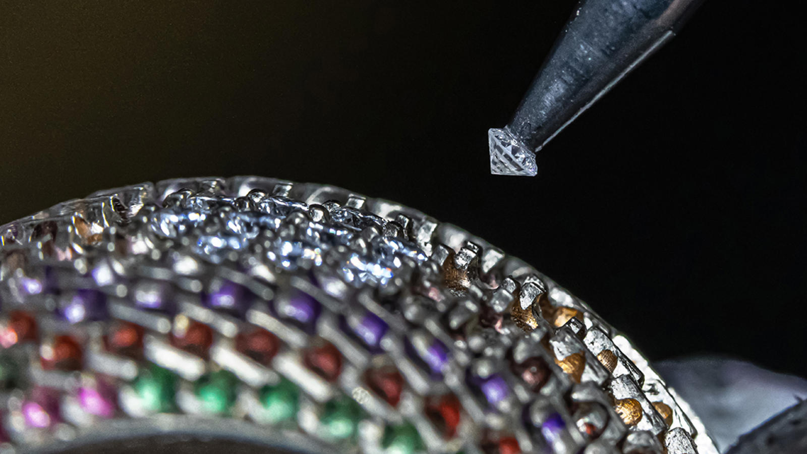 a diamond on a ring