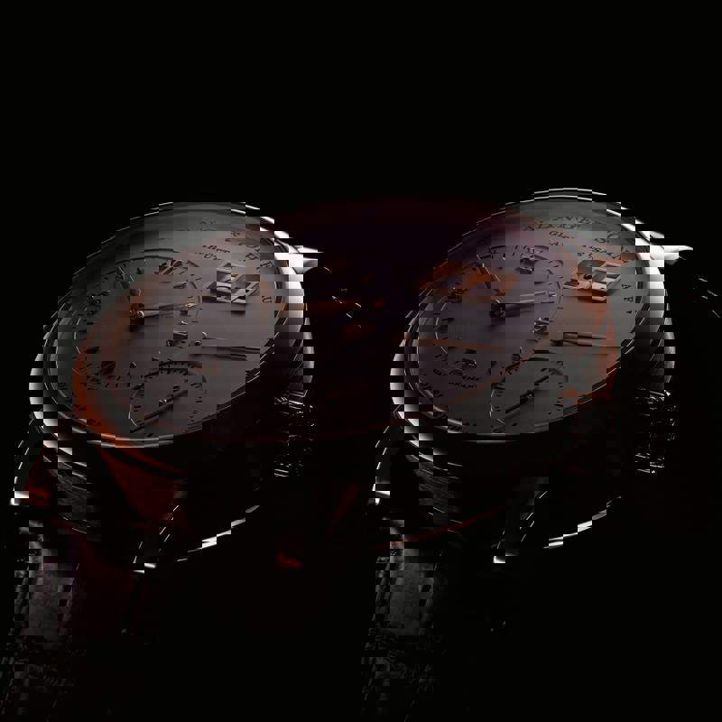 a close up of a watch