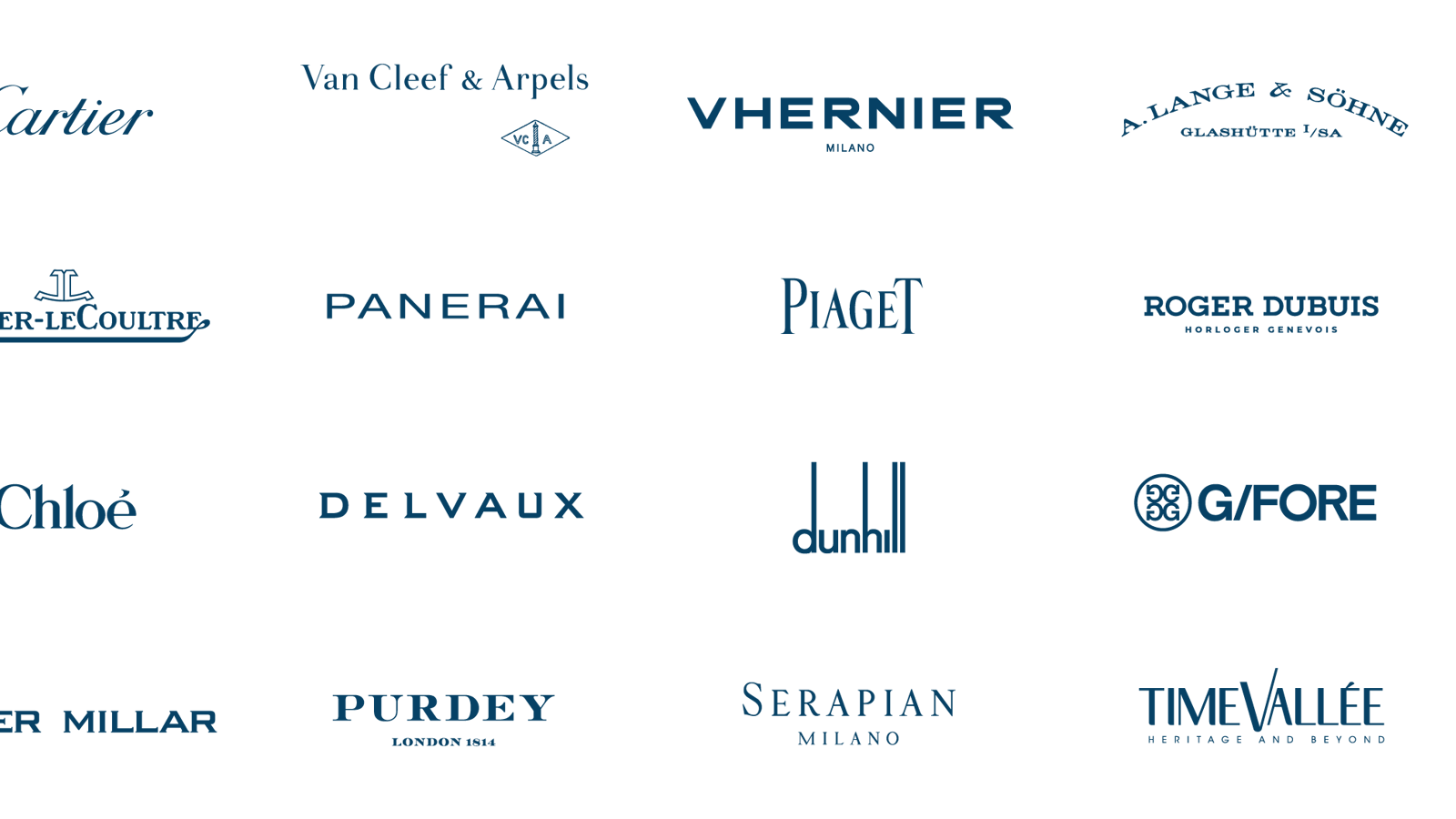 All Maisons Logos Blue